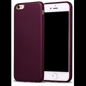 iPhone 6/6s case X-level color wine red